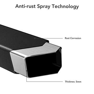 Clamp on Debris Forks to 60", Clamp-On Pallet Fork 4000 lbs Capacity Load Fit for Loader Bucket Skidsteer Tractor