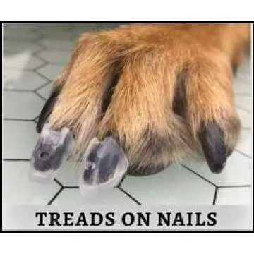 Dr. McHenry's Dog Toe Treads, Set of 24, Adhesive, Cleaning Brush, Increased Traction, Mobility Support, Large Kit- Weight: 40-60 lbs. Net Weight 1.6 oz.