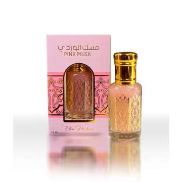PINK MUSK 12mL Oil Perfume - Alcohol Free, Elegant Aroma