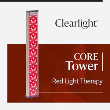 Clearlight RED Light Therapy Device for Pain Relief & Skin Rejuvenation