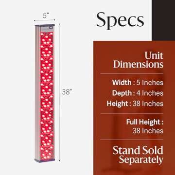 Clearlight RED Light Therapy Device - Pain Relief & Skin Rejuvenation