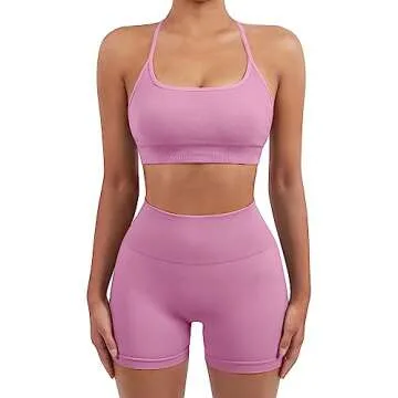 Stylish SUUKSESS Women Workout Set with Seamless Design