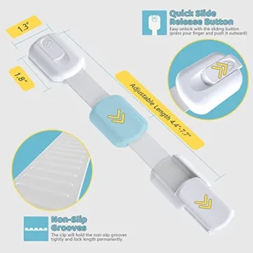 Child Safety Latches for Home - Easy Installation and Durable