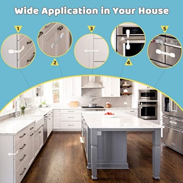 Child Safety Latches for Home - Easy Installation and Durable