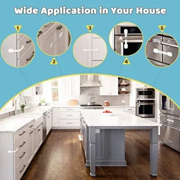 Child Safety Latches for Home - Easy Installation and Durable