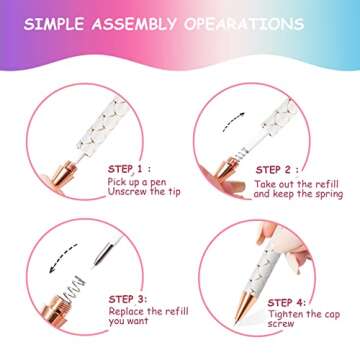 TECKWRAP Air Release Weeding Tool Pin Pen Vinyl Installation Weeding Tool for Vinyl DIY Craft Project (Gold Purple)