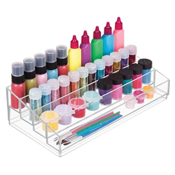 iDesign Clear Tiered Organizer for Cosmetics & Nail Polish