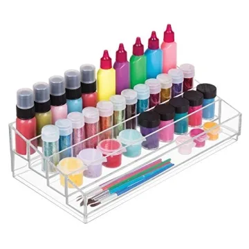 iDesign Clear Tiered Organizer for Cosmetics & Nail Polish