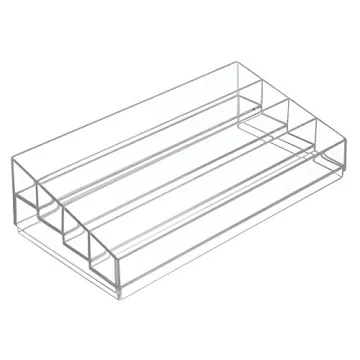 iDesign Clear Tiered Organizer for Cosmetics & Nail Polish