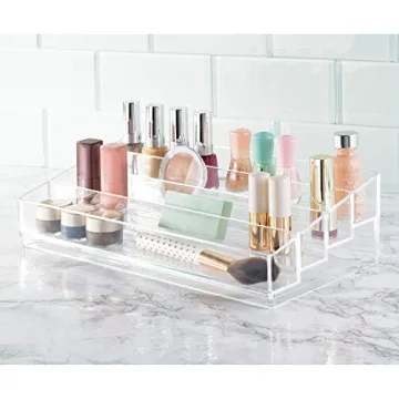 iDesign Clear Tiered Organizer for Cosmetics & Nail Polish