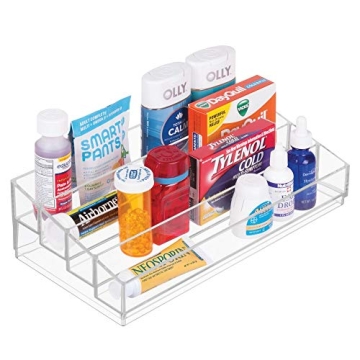 iDesign Clear Tiered Organizer for Cosmetics & Nail Polish
