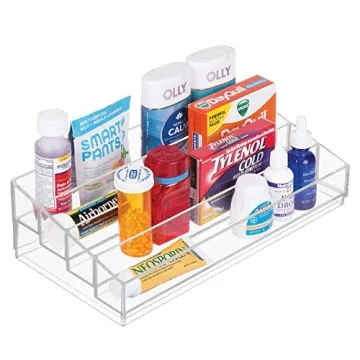 iDesign Clear Tiered Organizer for Cosmetics & Nail Polish