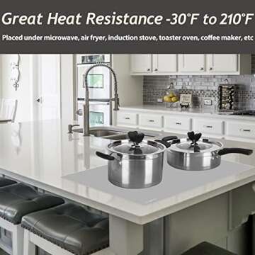 Extra Large Silicone Mat 36" x 24" for Kitchen Protection