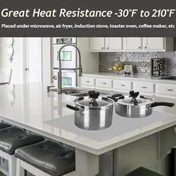 Extra Large Silicone Mat 36" x 24" for Kitchen Protection