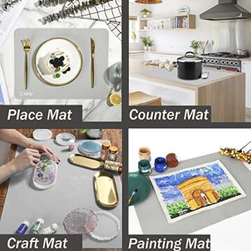 Extra Large Silicone Mat 36" x 24" for Kitchen Protection