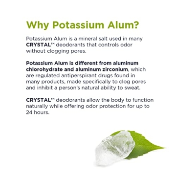 Natural Lavender & White Tea Crystal Mineral Deodorant Roll-On