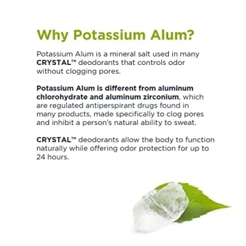 Natural Lavender & White Tea Crystal Mineral Deodorant Roll-On