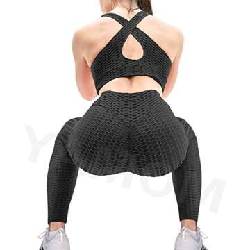 YAMOM High Waist Butt Lifting Leggings for Women