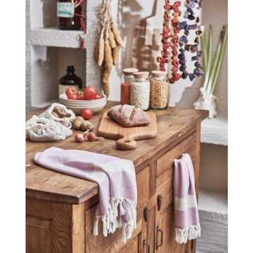 Vi’Cotton Turkish Hand Towels Set of 2 | Luxurious & Extra-Large