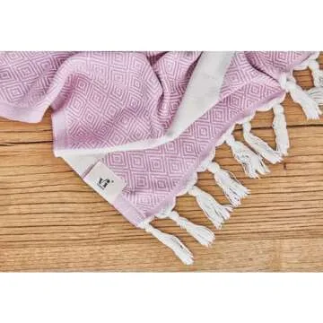 Vi’Cotton Turkish Hand Towels Set of 2 | Luxurious & Extra-Large