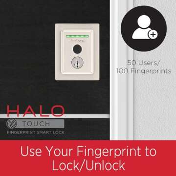 Kwikset Halo Keypad Smart Lock for Easy Home Security