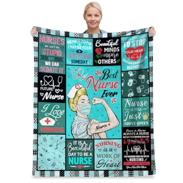 Soft Warm Nurse Throw Blanket - Ideal Gift for Healthcare Heroes