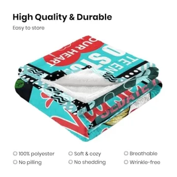 Soft Warm Nurse Throw Blanket for Healthcare Heroes