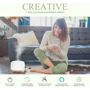 Smart Wi-Fi Essential Oil Diffuser with Alexa Control