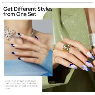 Modelones Azure Blue Gel Nail Polish - 15ml for Home Manicure