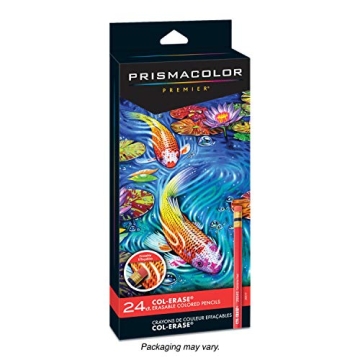Prismacolor Col-Erase Erasable Colored Pencils - Versatile 24 Pack for Artists