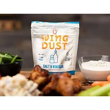 Kosmos Q Salt & Vinegar Wing Dust - Bold Flavor for Wings & More