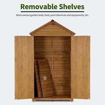 Versatile MCombo Outdoor Storage Cabinet with Shelves