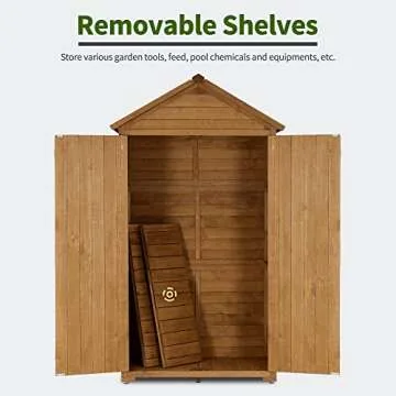 Versatile MCombo Outdoor Storage Cabinet with Shelves