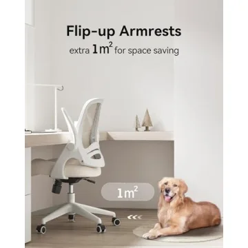 Hbada Office Desk Chair with Ergonomic Saddle Cushion Design