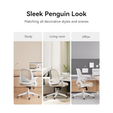 Hbada Office Desk Chair with Ergonomic Saddle Cushion Design