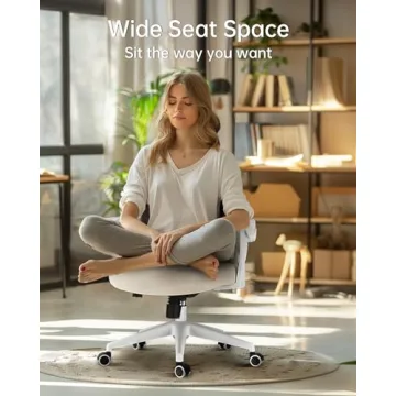 Hbada Office Desk Chair with Ergonomic Saddle Cushion Design