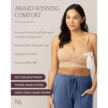 Kindred Bravely Hands-Free Pumping Bra for Nursing Moms