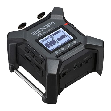 Zoom F3 Field Recorder for Professional Audio Capture