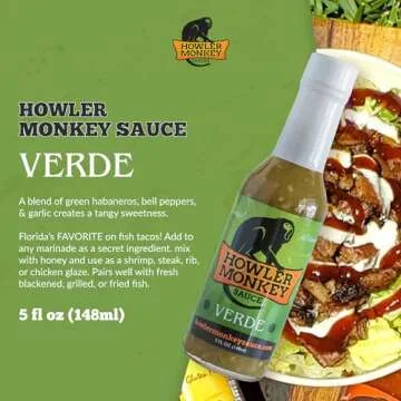 Howler Monkey Sauce Verde - Authentic Aji Chombo Flavor