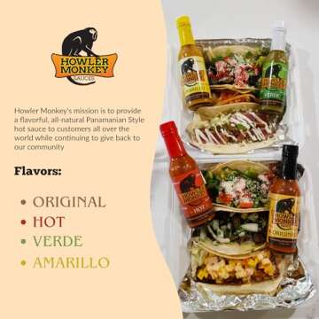 Howler Monkey Sauce Verde - Authentic Aji Chombo Flavor