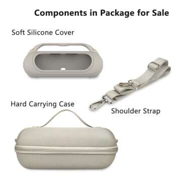 Silicone Cover and Hard Case for Beats Pill Speaker