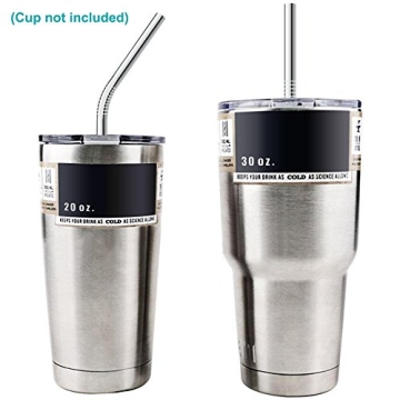 SENHAI Eco-Friendly Stainless Steel Straw Set 8 pcs