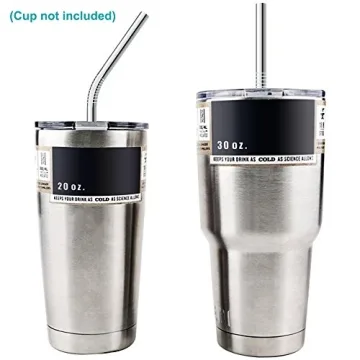 SENHAI Eco-Friendly Stainless Steel Straw Set 8 pcs