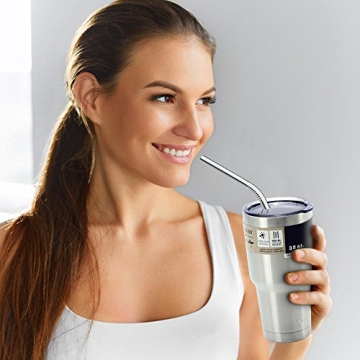 SENHAI Eco-Friendly Stainless Steel Straw Set 8 pcs