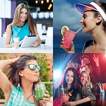 SENHAI Eco-Friendly Stainless Steel Straw Set 8 pcs