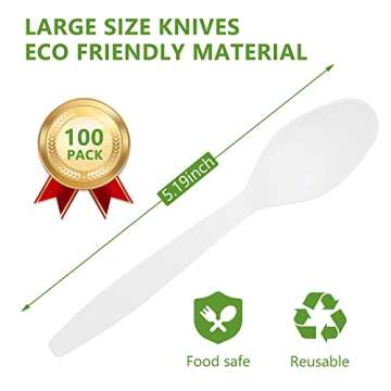 Eco-Friendly Compostable Spoons - Biodegradable Dining Essentials