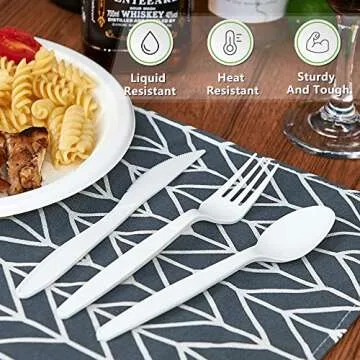 Eco-Friendly Compostable Spoons - Biodegradable Dining Essentials