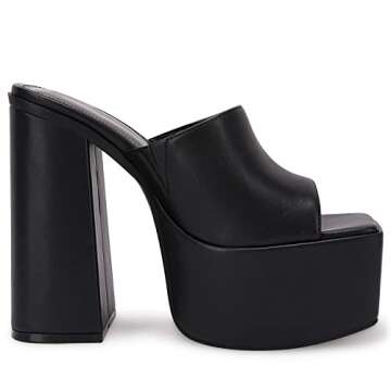 VETASTE Chunky Block Heels Open Toe Sandals for Women