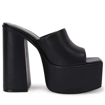 VETASTE Chunky Block Heels Open Toe Sandals for Women