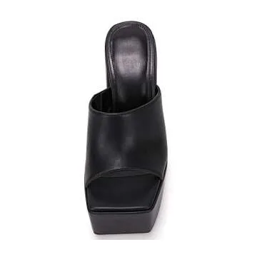VETASTE Chunky Block Heels Open Toe Sandals for Women